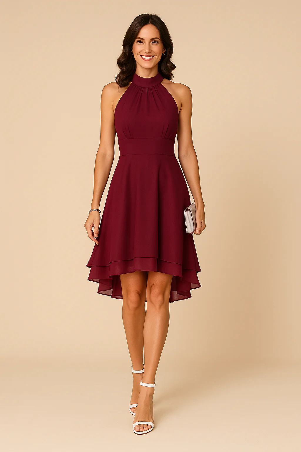 Addison | Elegancka sukienka z rozkloszowanym dołem - Image 6