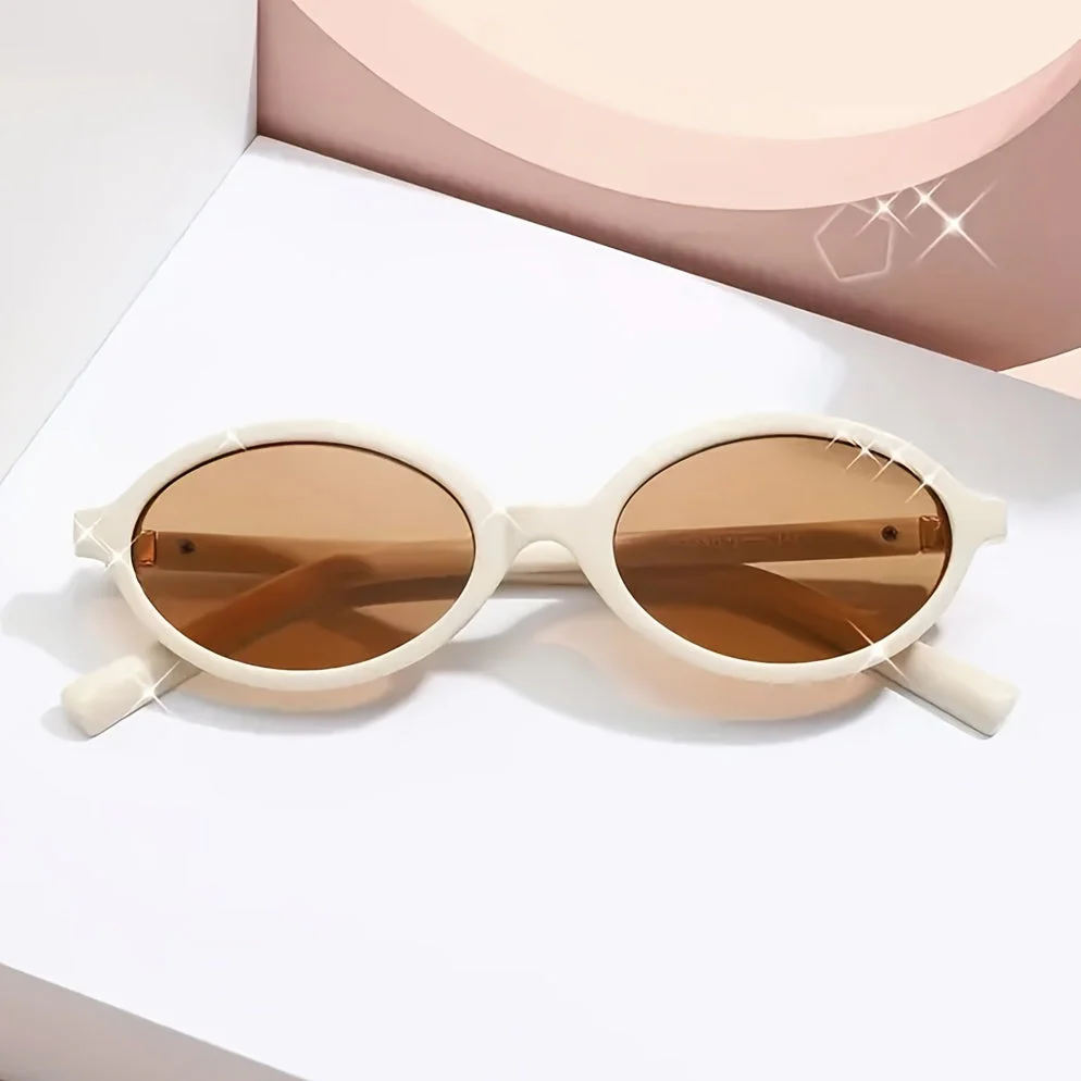 Alanna | Okulary przeciwsłoneczne damskie retro owalne w panterkę eleganckie - Image 4