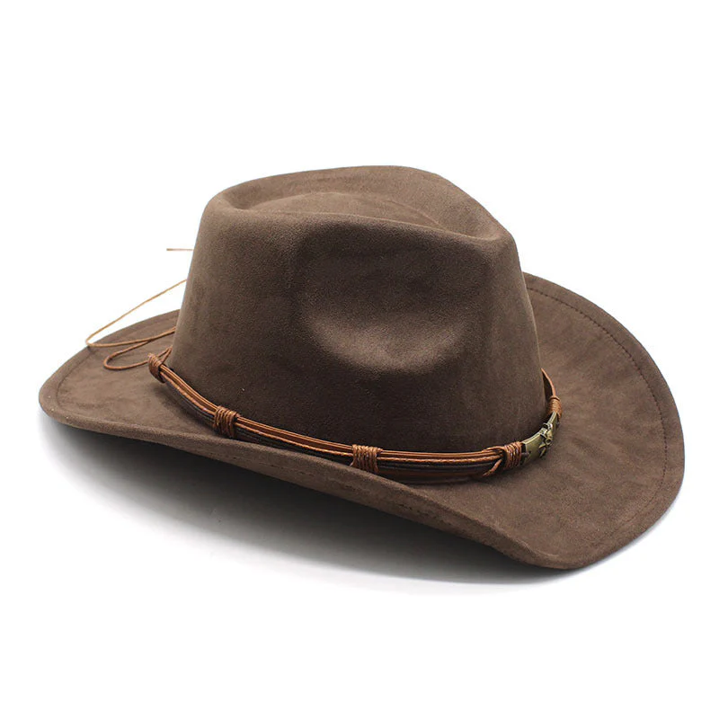 Betsy | Kapelusz damski western kowbojski zamszowy elegancki styl boho klasyczny - Image 5