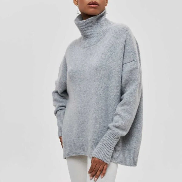 Bety | Zimowy Sweter z Wysokim Kołnierzem - Image 6