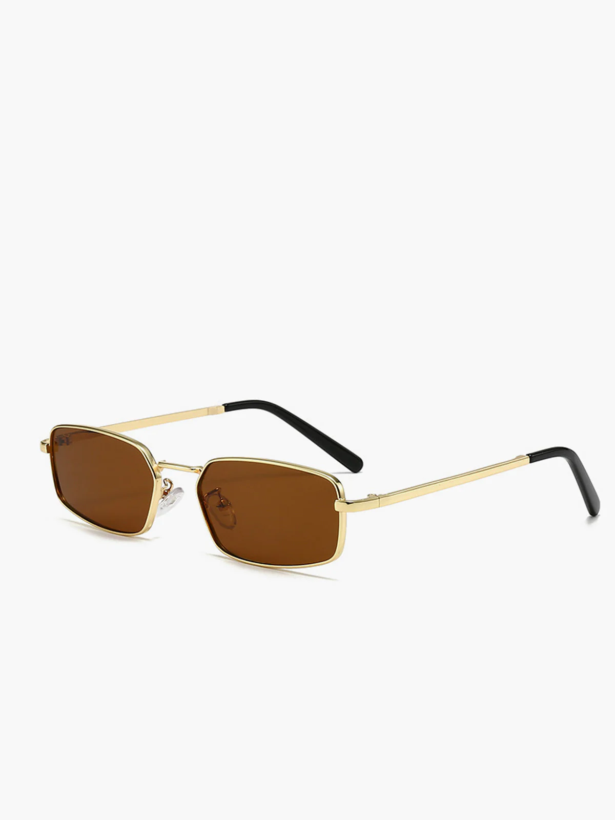 Carol | Okulary przeciwsłoneczne damskie prostokątne złote - Image 2