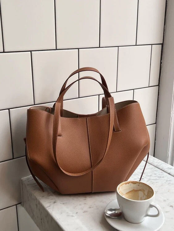 Clara | Damska torebka vintage typu shopper - Image 3