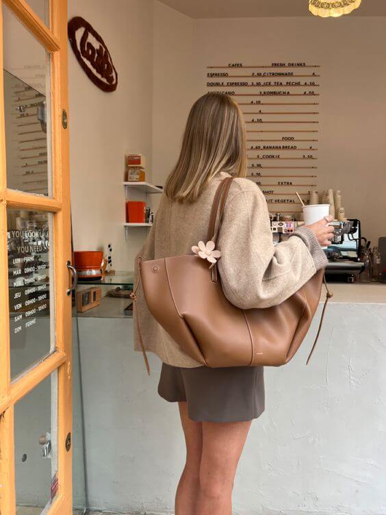 Clara | Damska torebka vintage typu shopper - Image 9