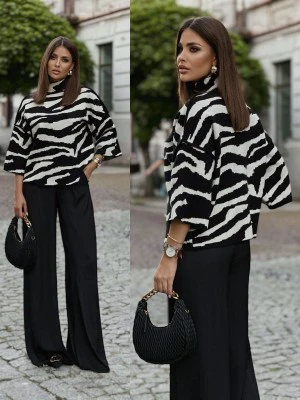 Dana | Oversizedowy sweter w zebry - Image 16
