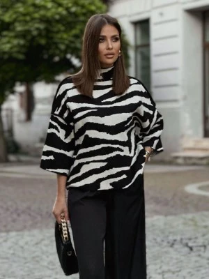 Dana | Oversizedowy sweter w zebry - Image 5