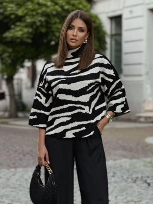 Dana | Oversizedowy sweter w zebry - Image 6