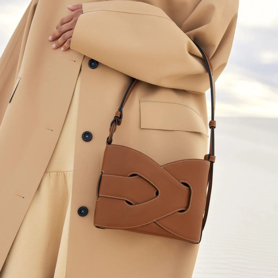 Devon | Torebka damska na ramię minimalistyczna elegancka stylowa klasyczna