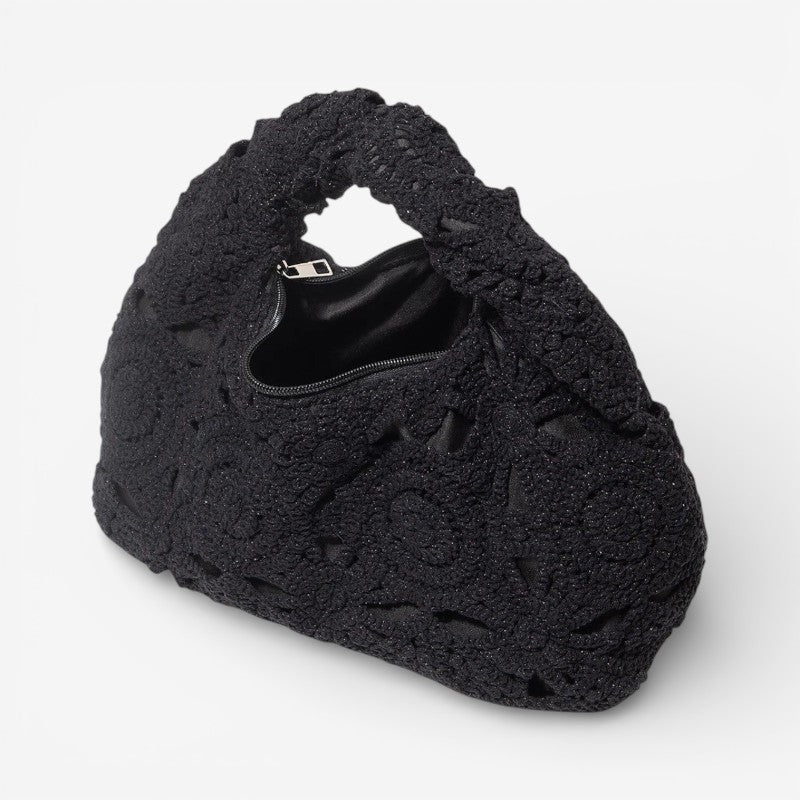 Erika | Torebka damska szydełkowa ażurowa mini elegancka - Image 3