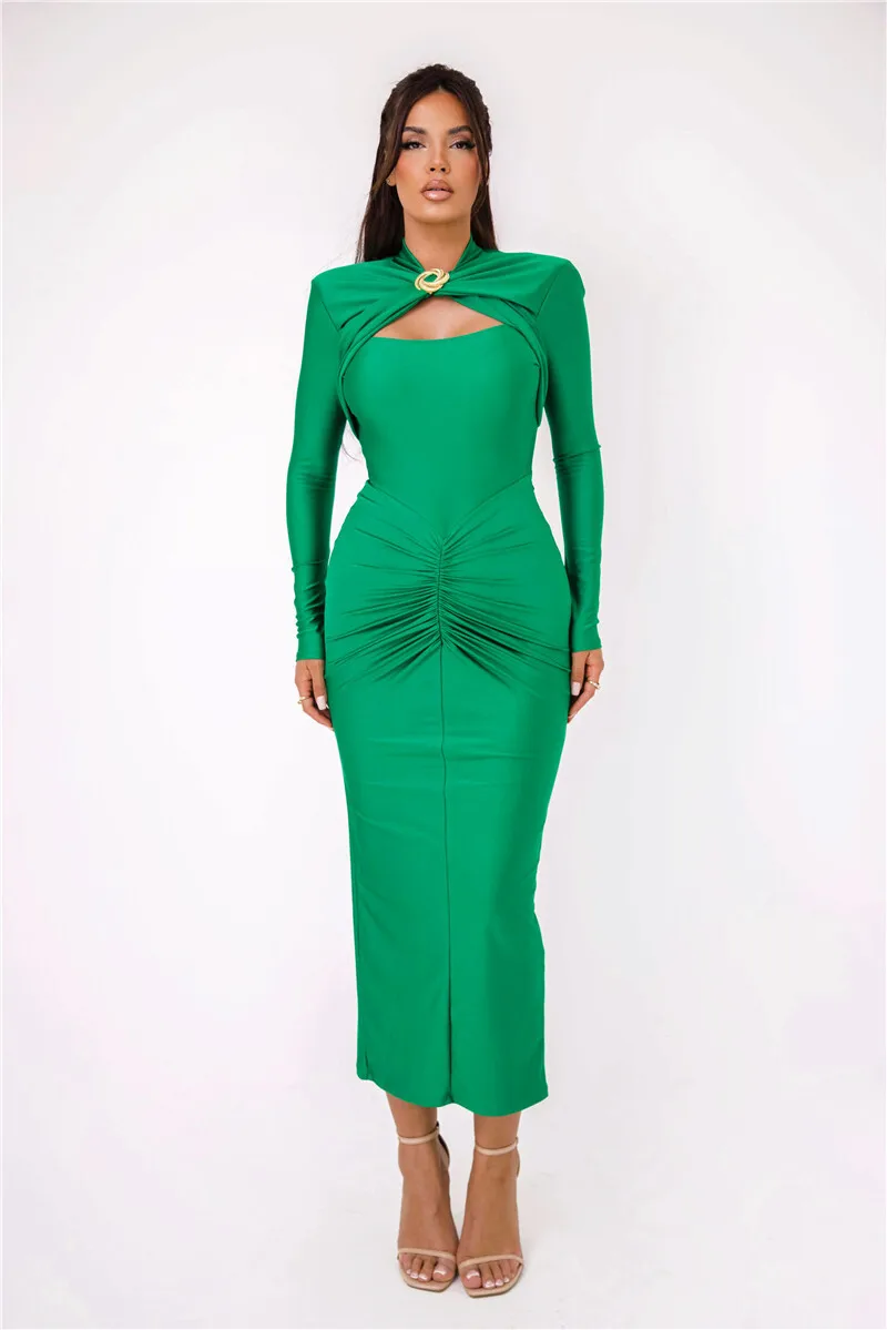 Glenna | Sukienka midi FRESH LABEL Aiaccia elegancka casualowa - Image 8