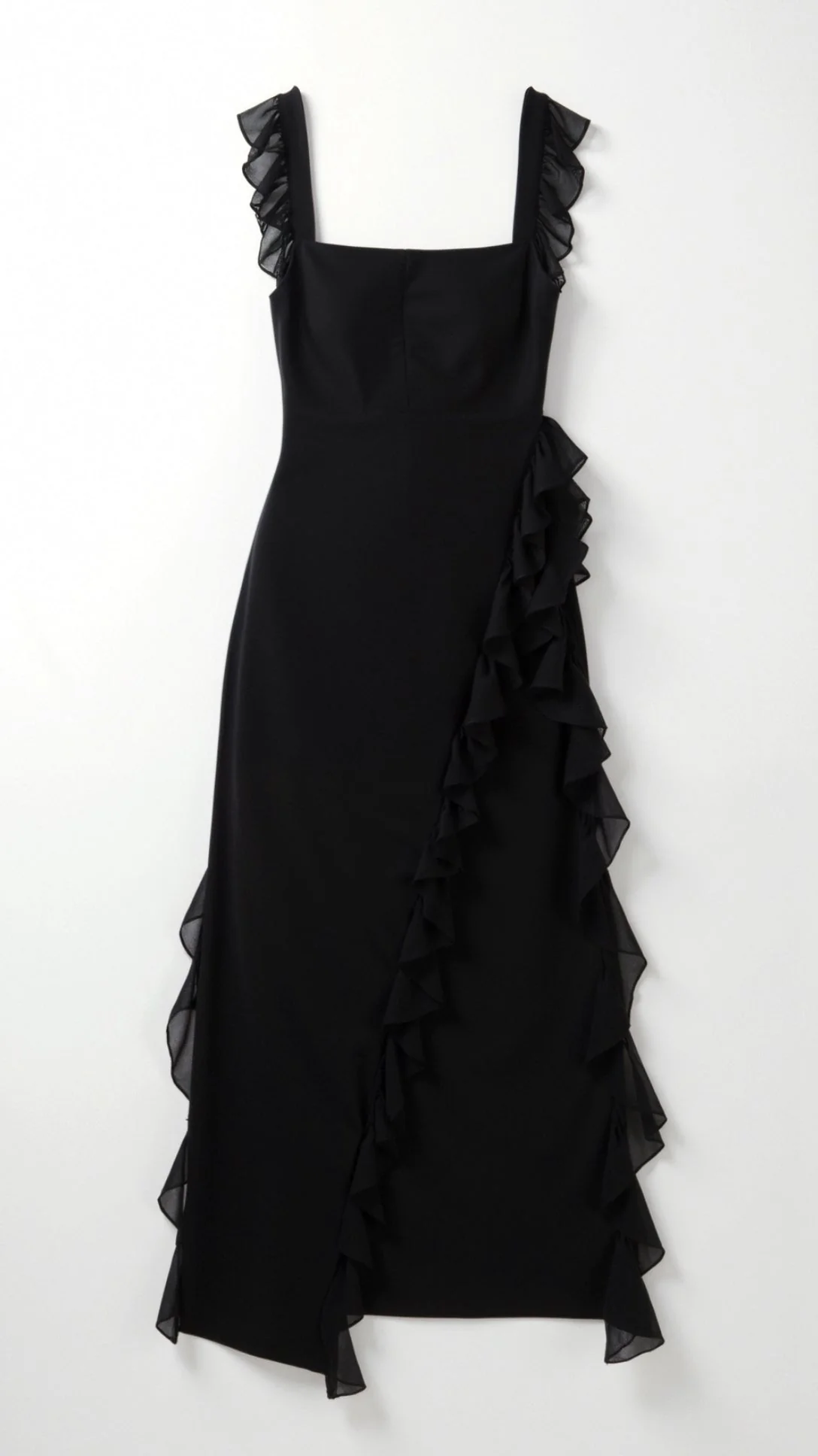 Laura | Elegancka falbankowa sukienka maxi - Image 18