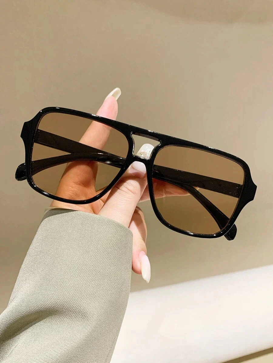Lee | Modne damskie okulary przeciwsłoneczne eleganckie lekkie nowoczesne czarne oprawki - Image 5