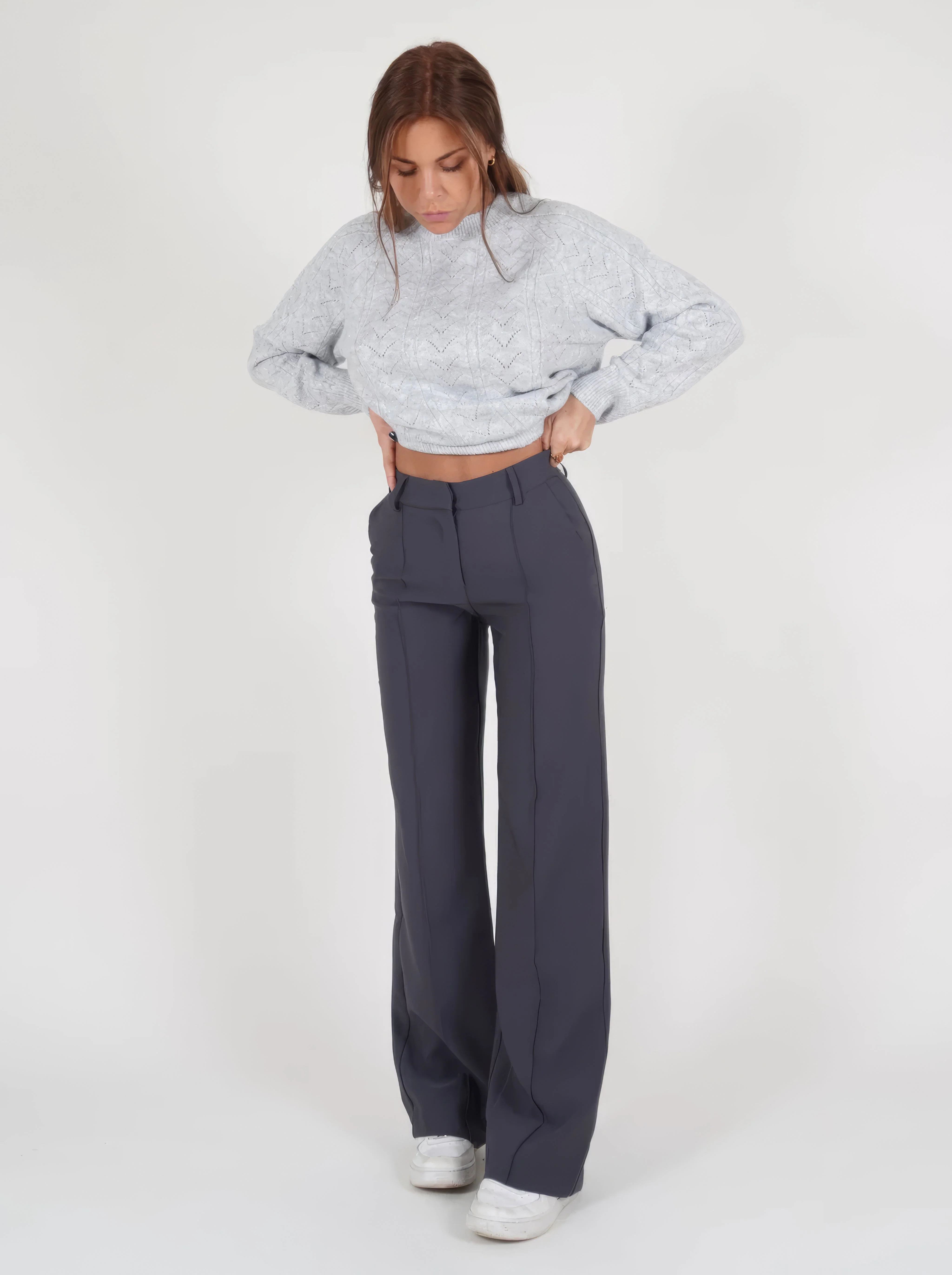 Lena | Eleganckie spodnie damskie z wysokim stanem - Image 18