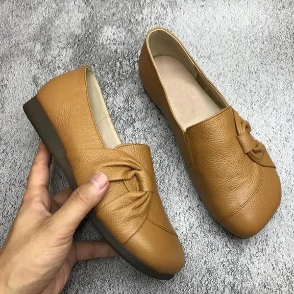 Lorinda | Damskie loafersy skórzane wsuwane w stylu casual, wygodne i eleganckie - Image 7