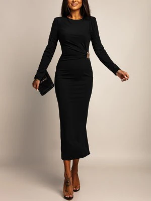 Luna | Elegancka sukienka maxi z biżuteryjnymi zdobieniami - Image 4