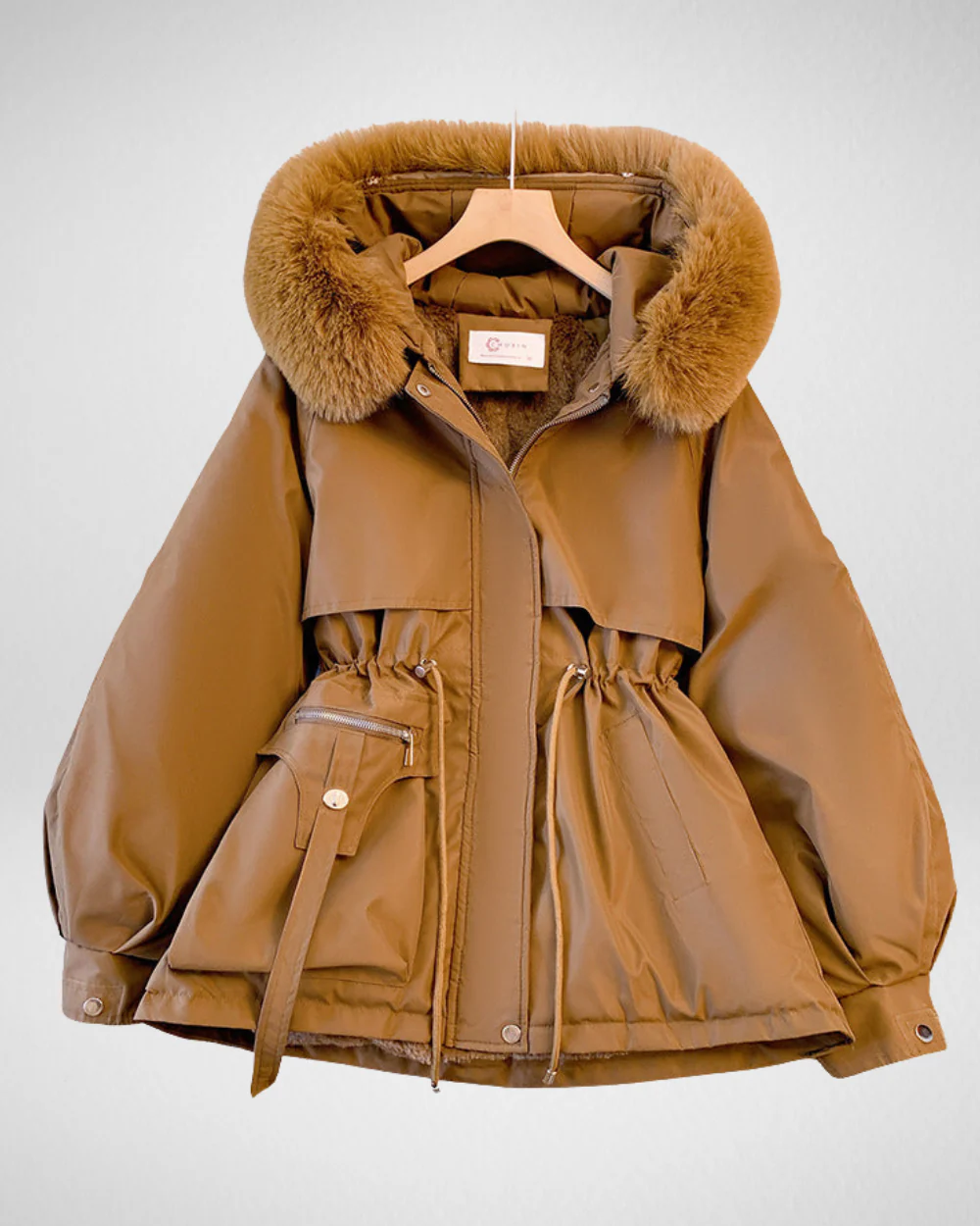 Lyra | Damska kurtka puchowa z odpinanym kołnierzem - Image 3