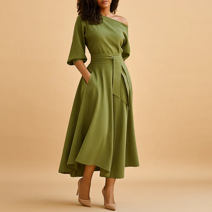 Margaret | Sukienka maxi damska na wesele w eleganckim, wieczorowym stylu