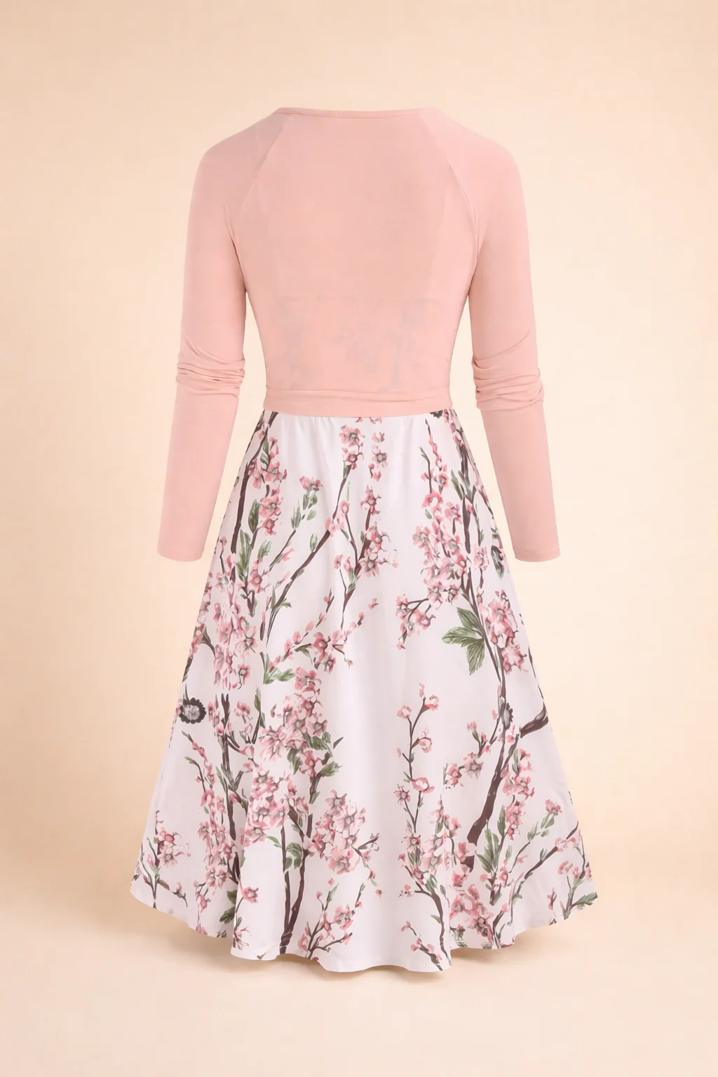 Olive | elegancki komplet damski z kopertową górą i rozkloszowanym dołem - Image 4