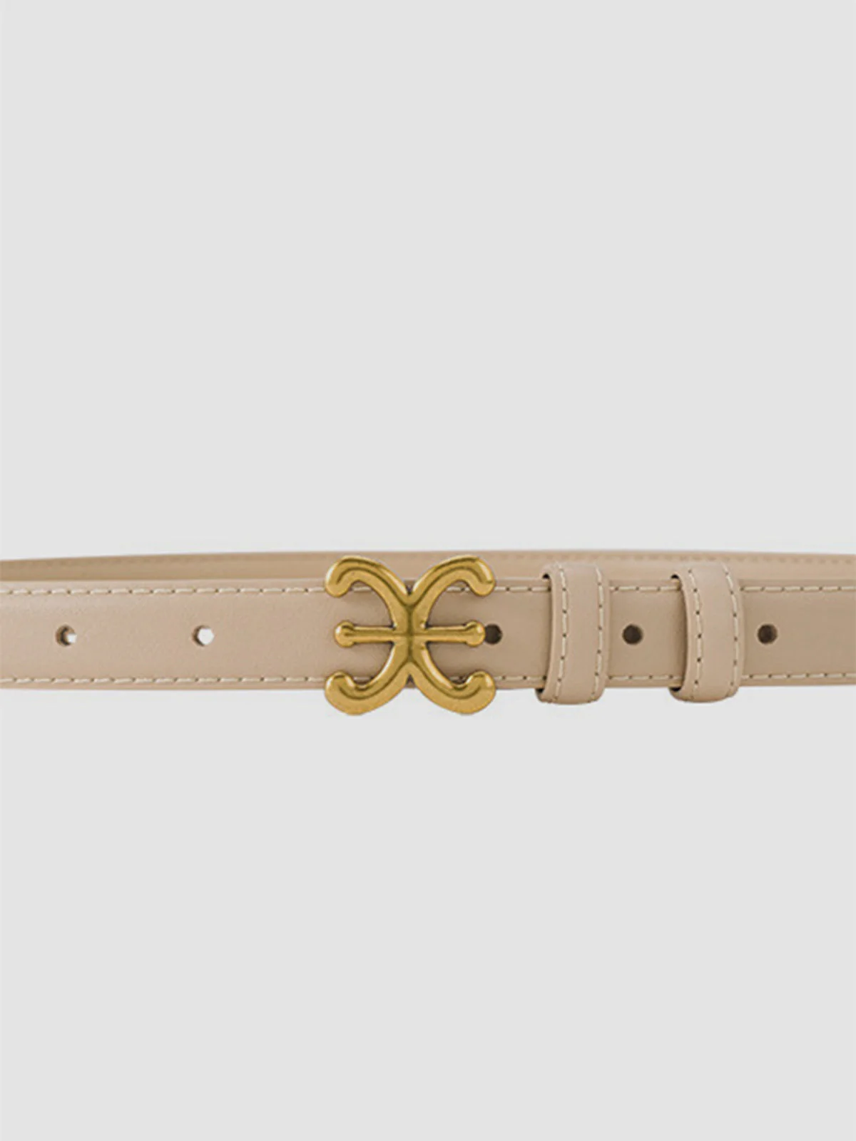 Pearl | Pasek damski z klamrą elegancki minimalistyczny klasyczny styl - Image 4