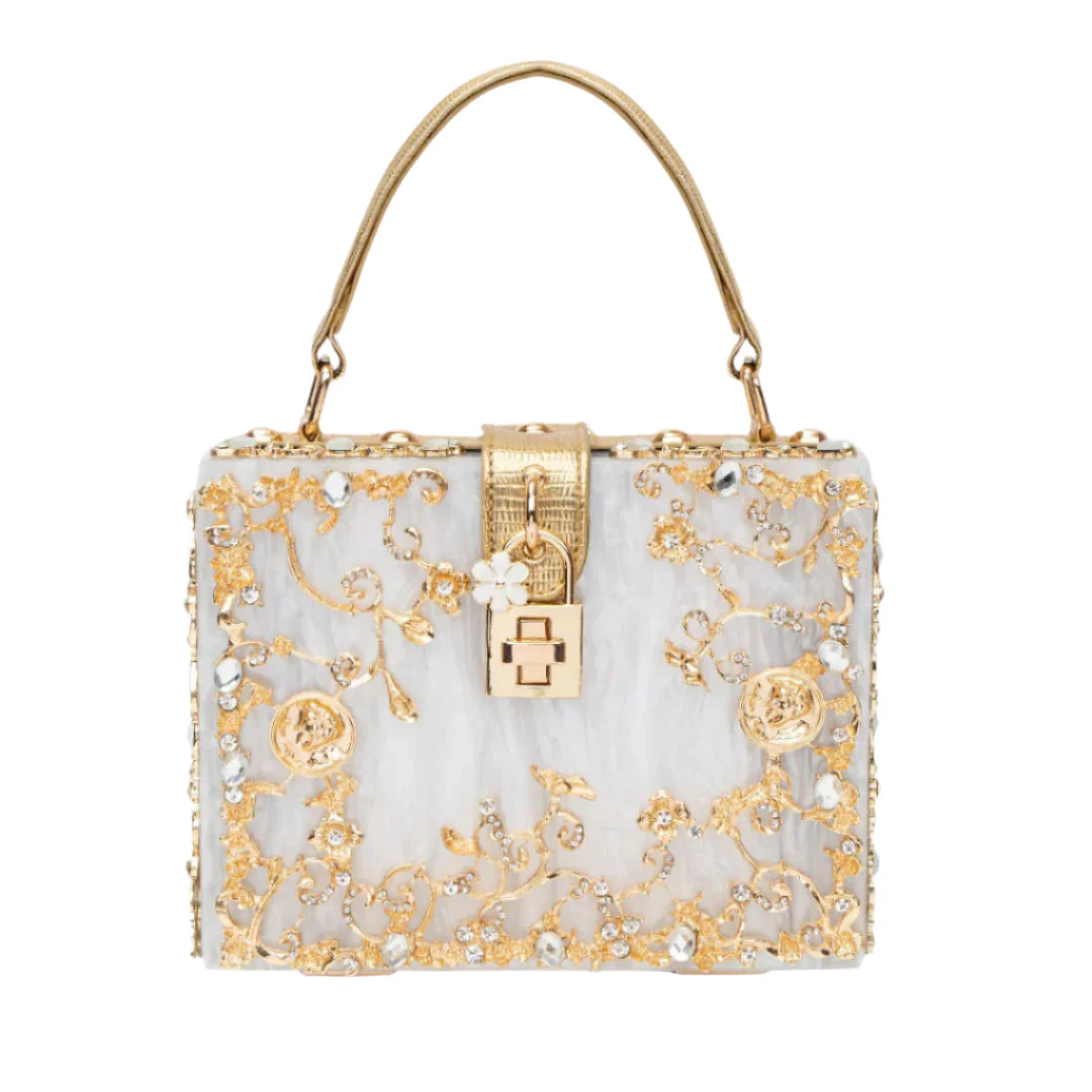 Petula | Torebka damska luksusowa mini z kryształkami elegancka - Image 2