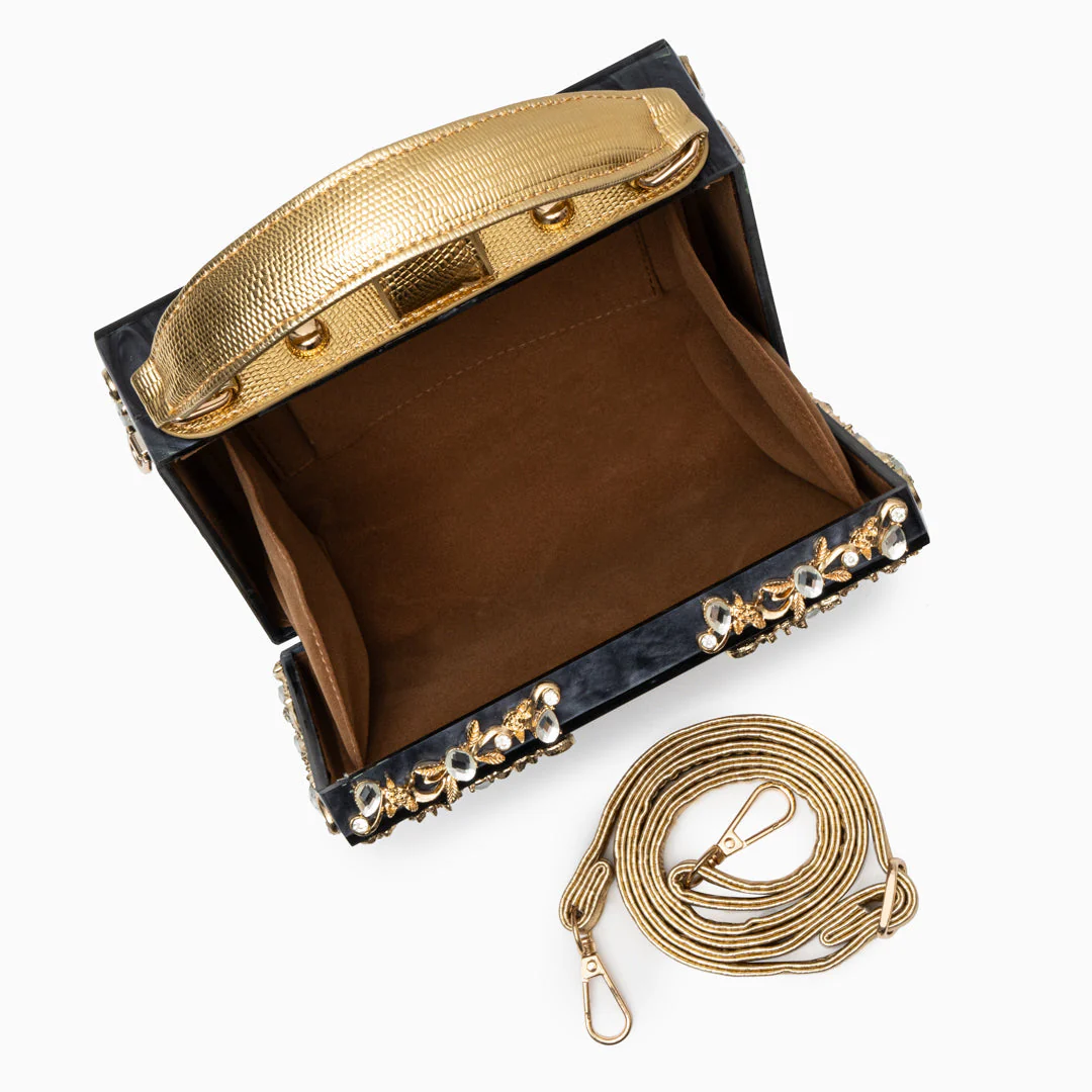 Petula | Torebka damska luksusowa mini z kryształkami elegancka - Image 27