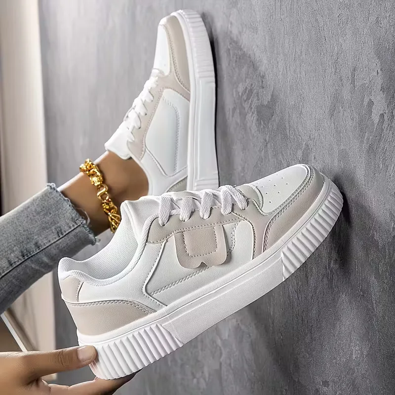 Riley | sneakersy damskie na platformie z kolorowymi blokami