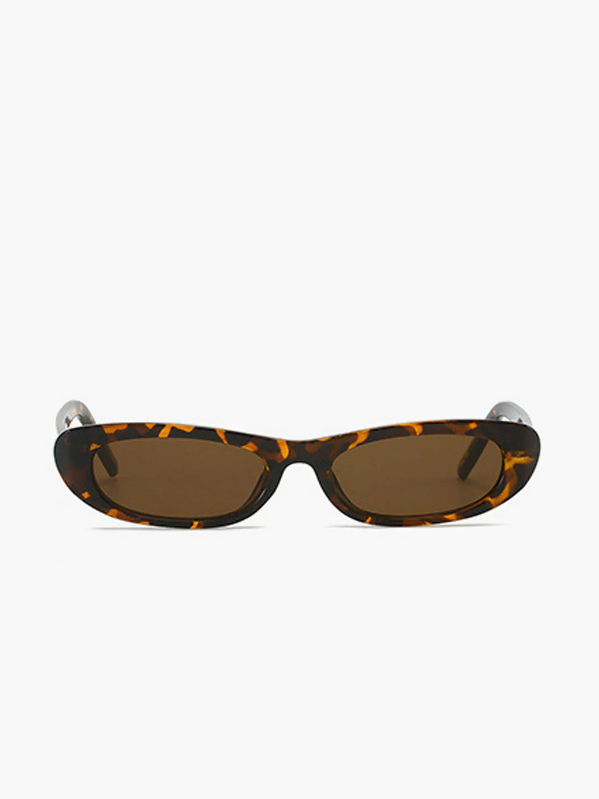 Robin | Okulary przeciwsłoneczne damskie owalne brązowe w panterkowy - Image 2