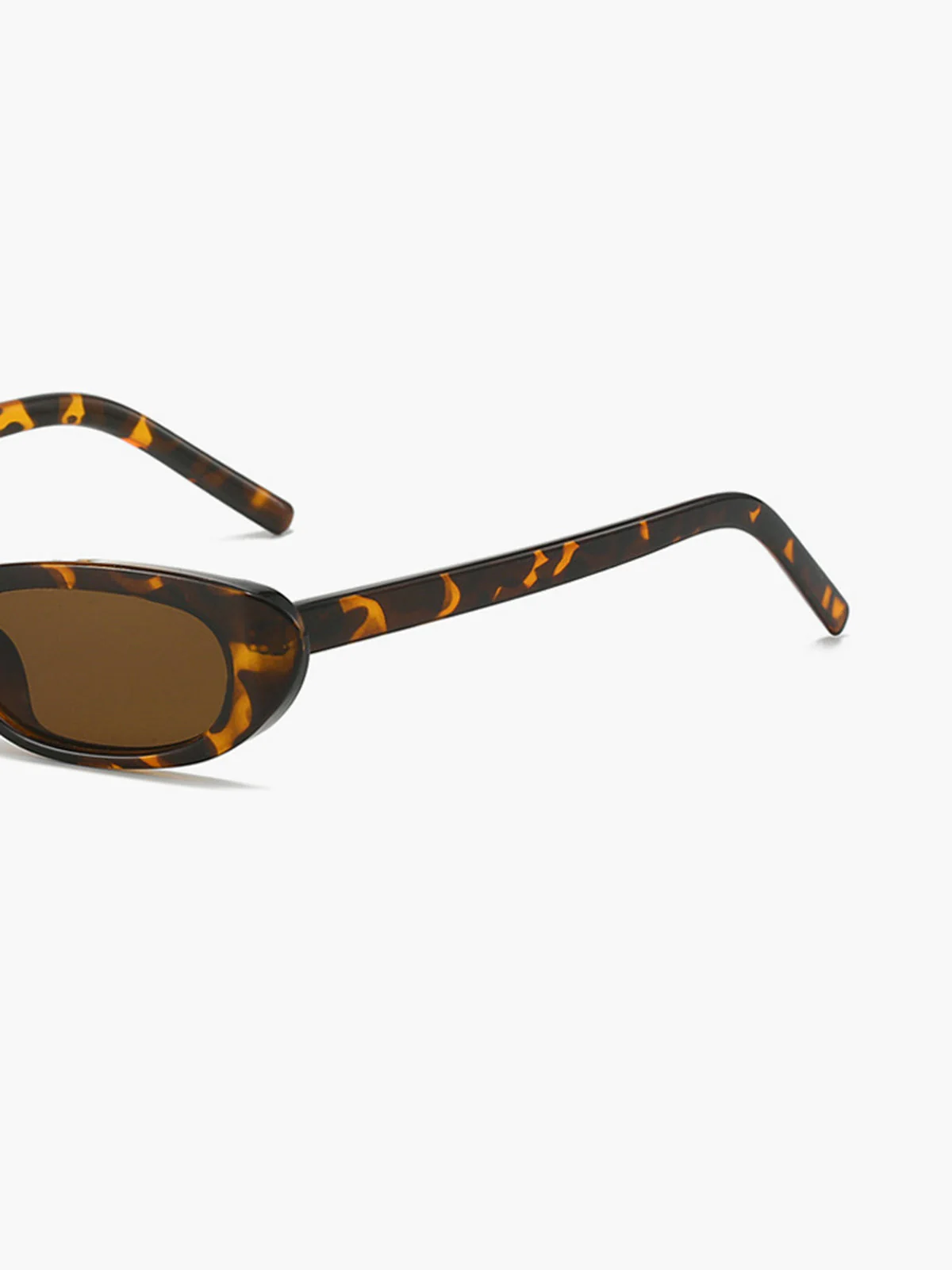 Robin | Okulary przeciwsłoneczne damskie owalne brązowe w panterkowy - Image 4